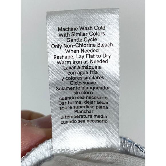 Venus Tassel Halter Jumpsuit Split Leg Smocked Waist Blue Stripe Womens Plus 1X - Picture 11 of 11